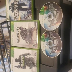 Lot Call of Duty Xbox 360 Games